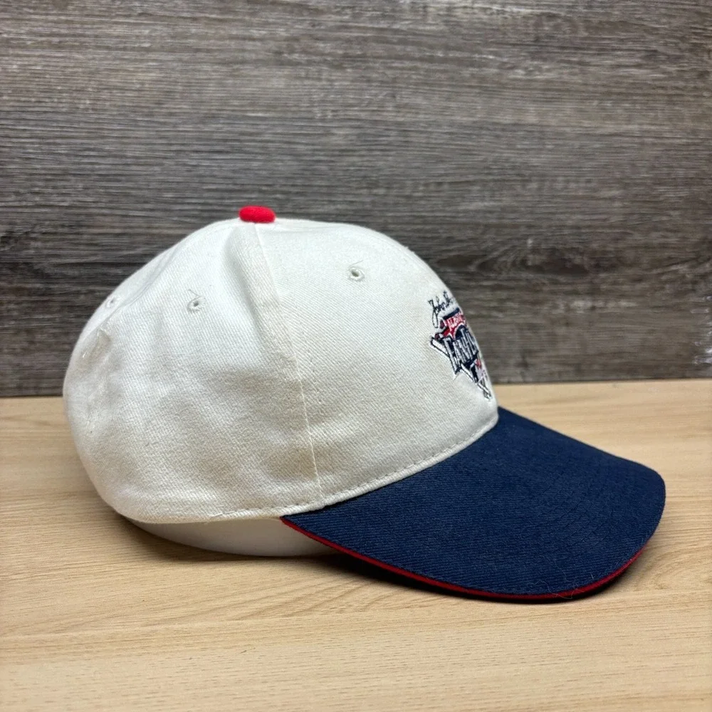 Vintage MLB All Star FanFest Hat Cap Strap Back Blue White Baseball Heaven‎ NWT